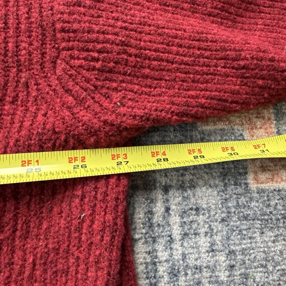 Ava & Viv Red V-neck Sweater‎ 1X Soft - Picture 3 of 5
